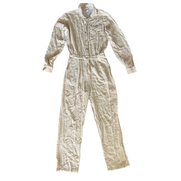 MAURIE & EVE WOMENS PLAID JUMPSUIT SIZE 6 - Picture 1 of 5